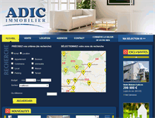 Tablet Screenshot of adic-immobilier.fr
